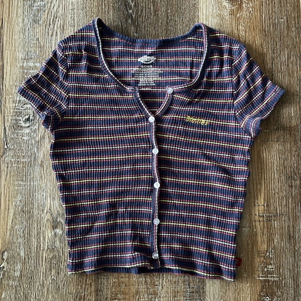 Dickies Button Top